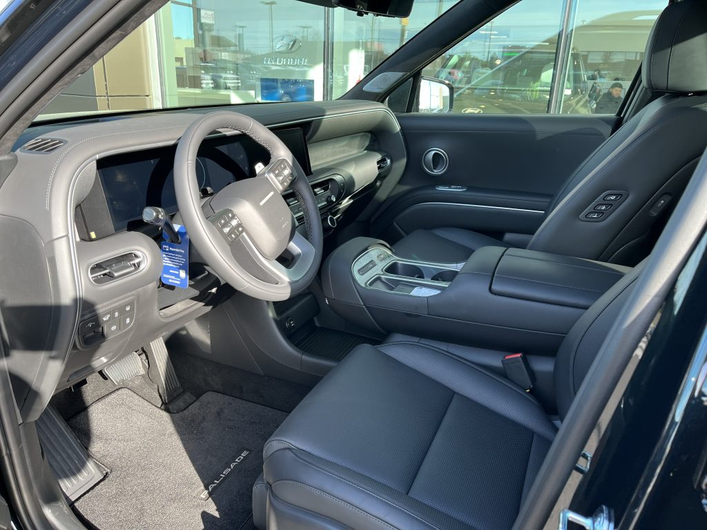 Image of the front interior of a 2026 Hyundai Palisade
