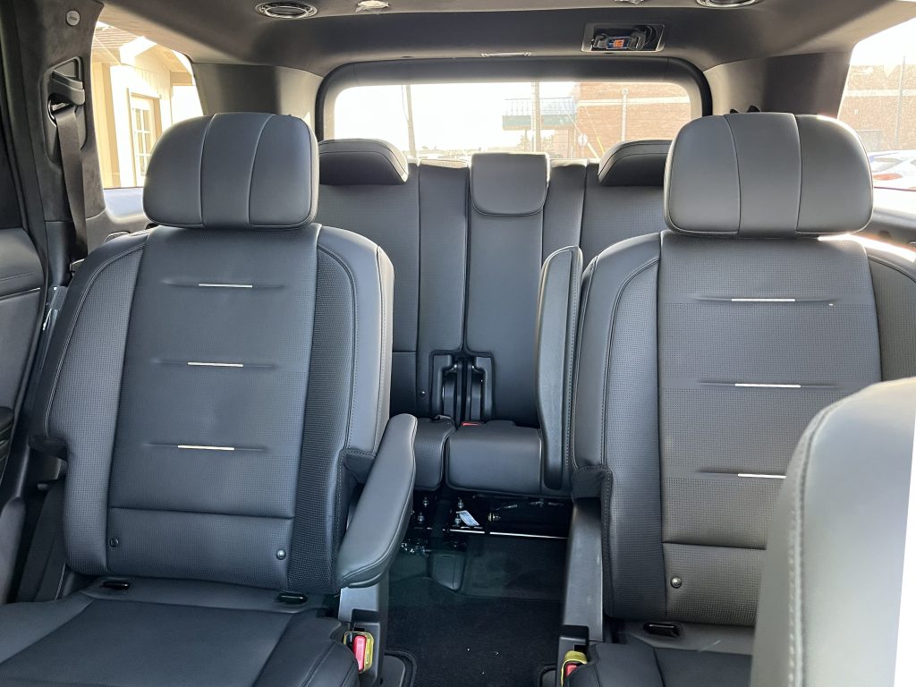 Image of the 2nd and 3rd row of a 2026 Hyundai Palisade