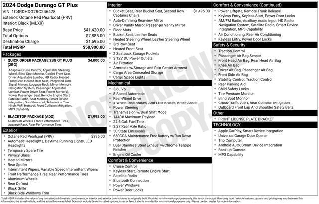 2024 Dodge Durango GT Plus