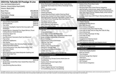 2024 Kia Telluride SX Prestige X-Line