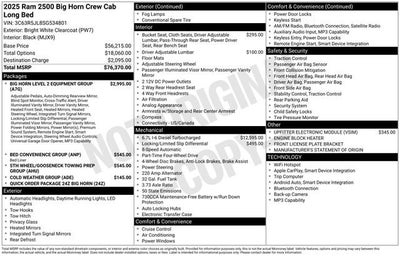 2025 RAM 2500 Big Horn Crew Cab 4x4 8' Box