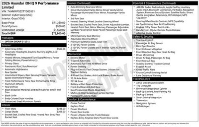 2026 Hyundai IONIQ 9 Performance Limited