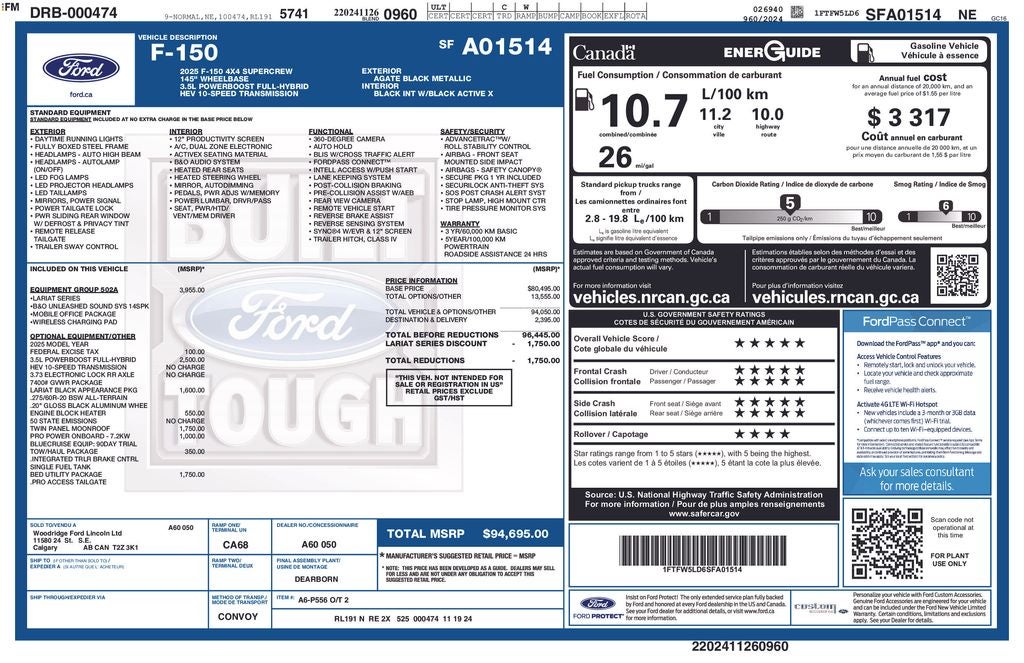 2025 Ford F-150 Lariat