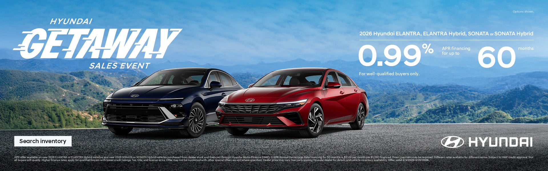Mountain Hyundai 2026 Getaway Sales Event Offer