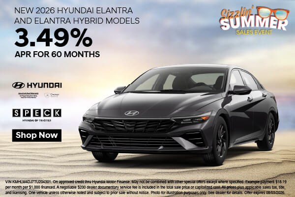 3.49 apr for 60 months hyundai elantra