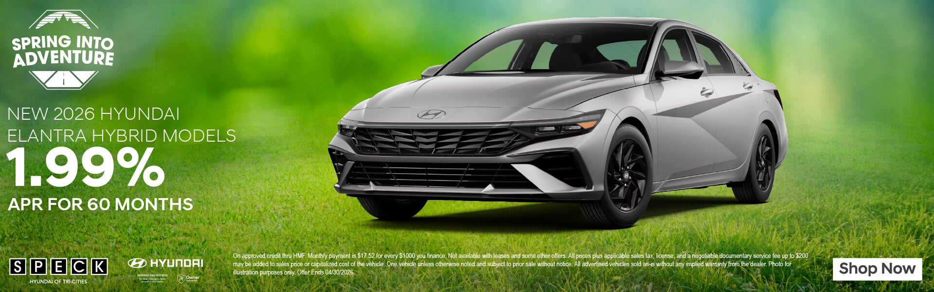 1.99 apr for 60 mos. elantra hybrid