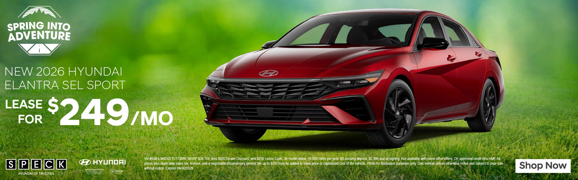 249 per month hyundai elantra lease