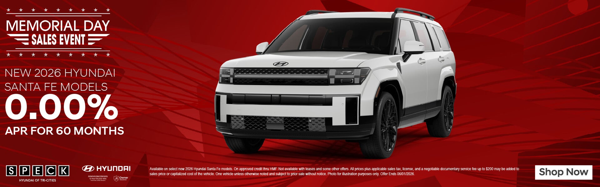 0 apr for 60 santa fe models