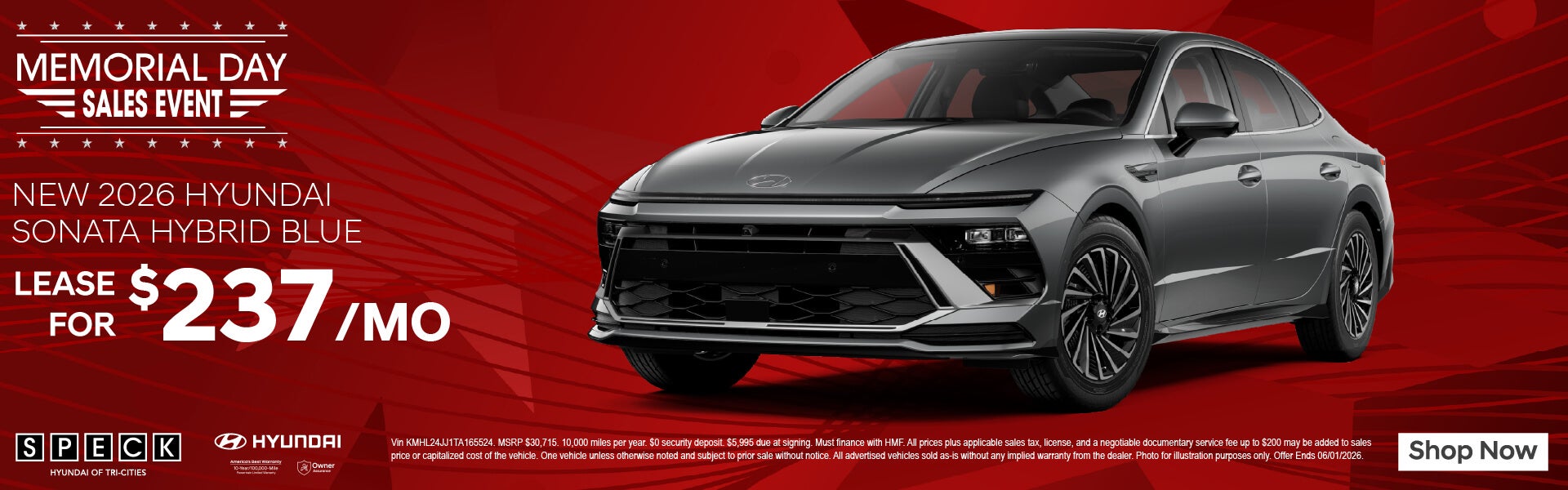 sonata hybrid lease 237 per month