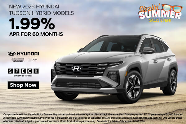 1.99 apr for 60 months hyundai tucson hybrid