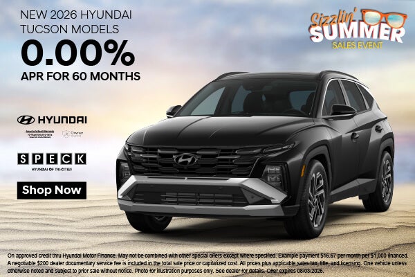 0 apr for 60 months hyundai tucson models