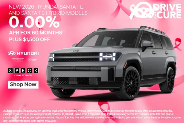0 apr for 60 months on hyundai santa fe models