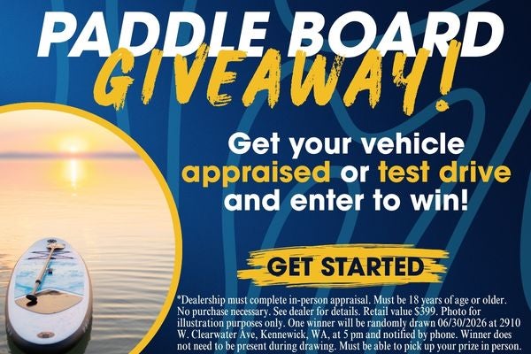 enter to win a paddle board test drive or appraisal